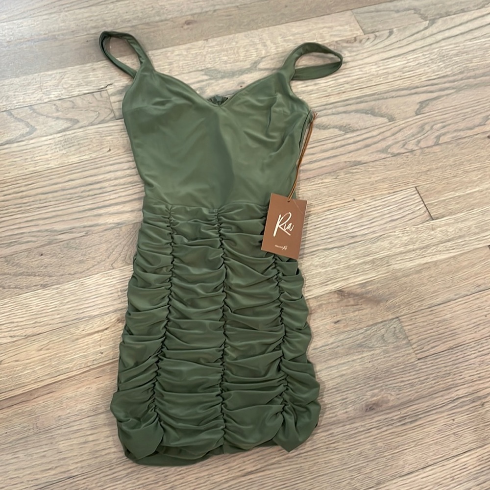 Sincerely Ria Mini Dress Green